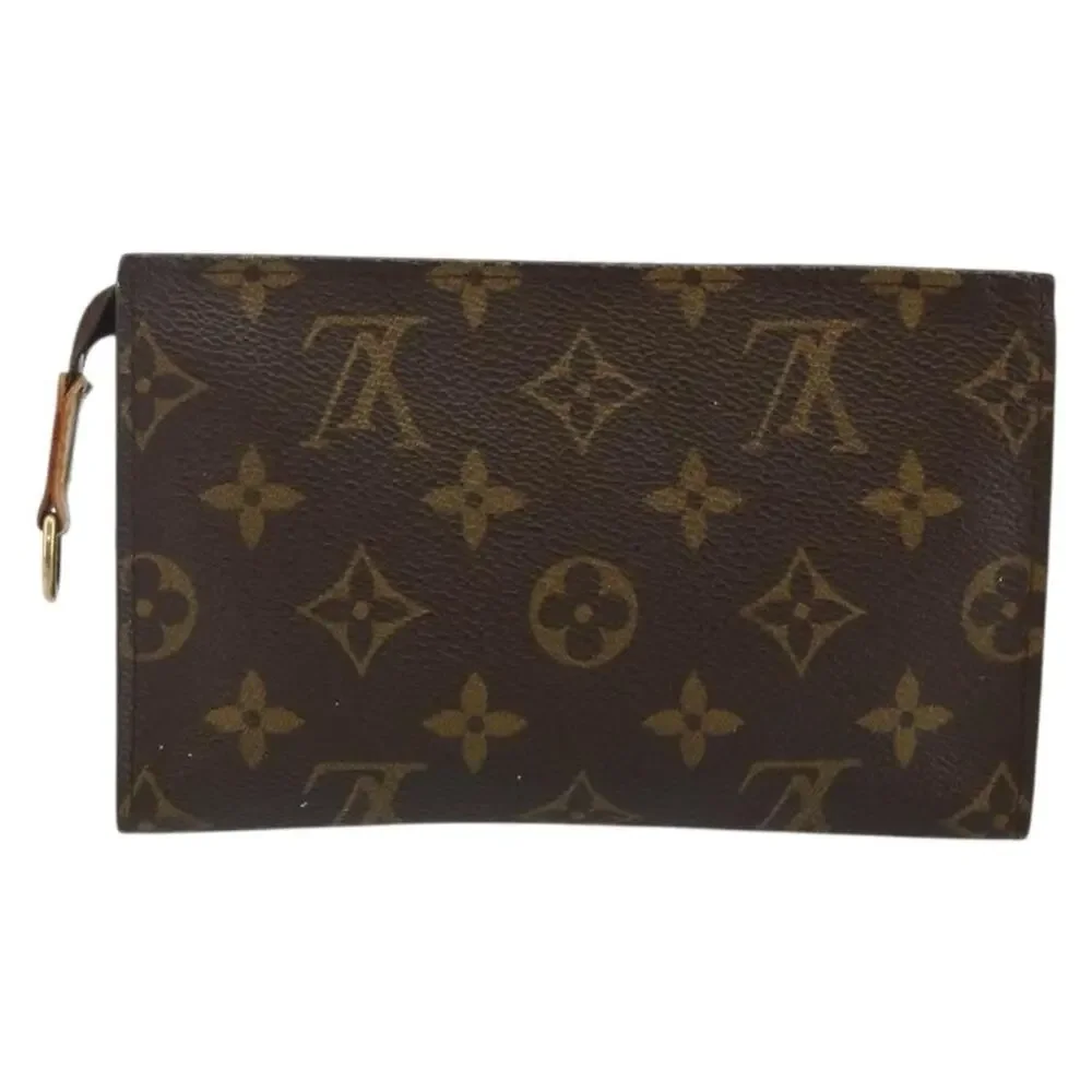Louis Vuitton Monogram Bucket PM Accessory Pouch Brown